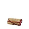 Gucci Bamboo shoulder bag in beige logo canvas and raspberry pink leather - 00pp thumbnail