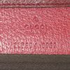 Gucci Bamboo shoulder bag in beige logo canvas and raspberry pink leather - Detail D3 thumbnail