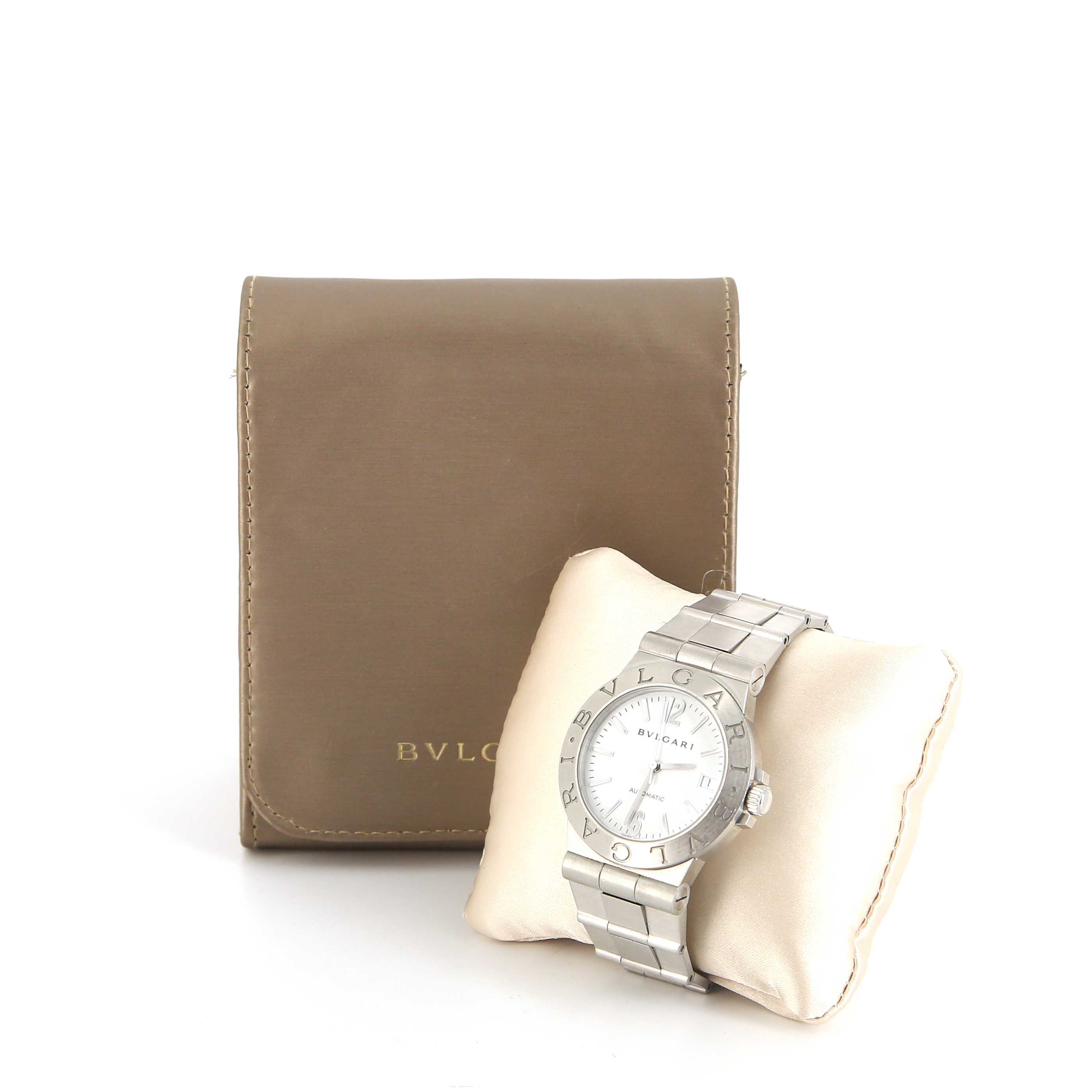 Montre Bulgari Diagono-Automatique en acier Ref :  LCV35S Vers  2000