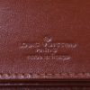 Borsa portadocumenti Louis Vuitton President in tela monogram marrone e pelle naturale - Detail D3 thumbnail