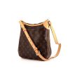 Louis Vuitton Odeon small model shoulder bag in brown monogram canvas and natural leather - 00pp thumbnail