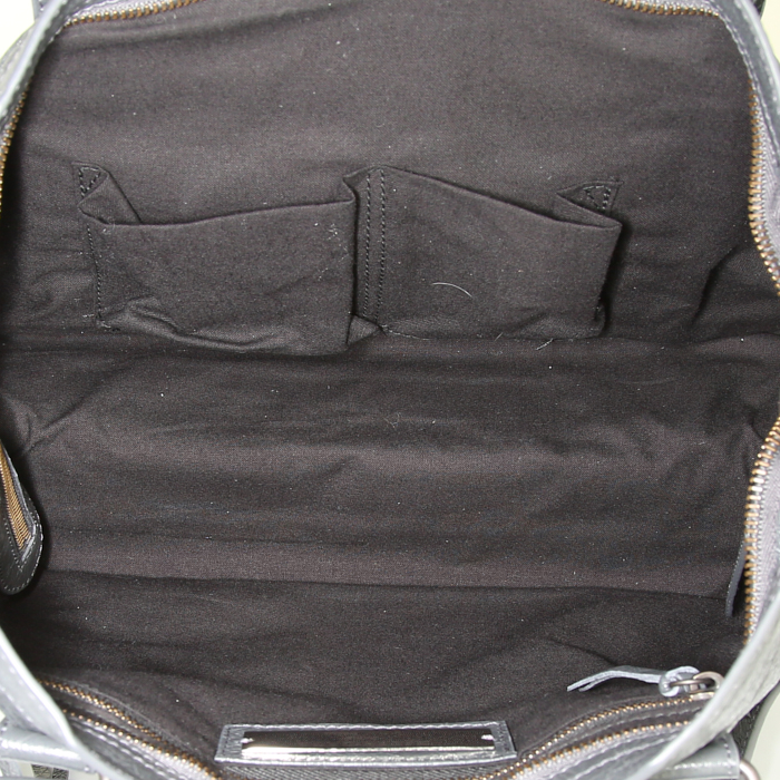 Balenciaga Classic City bag in grey leather - Detail D3