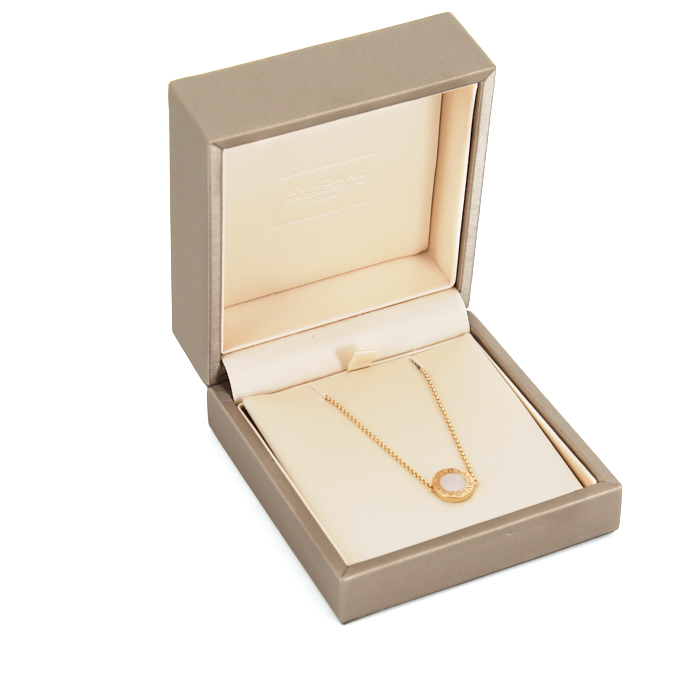 Bulgari Bulgari Bulgari bracelet in pink gold and mother of pearl