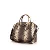 Givenchy Antigona bag worn on the shoulder or carried in the hand in beige and brown python - 00pp thumbnail