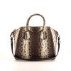 Givenchy Antigona bag worn on the shoulder or carried in the hand in beige and brown python - 360 thumbnail
