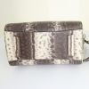 Givenchy Antigona bag worn on the shoulder or carried in the hand in beige and brown python - Detail D5 thumbnail