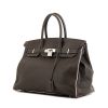 Hermes Birkin 35 cm handbag in anthracite grey togo leather and Rose Confetti leather - 00pp thumbnail