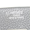 Borsa Hermes Birkin 35 cm in pelle togo grigio antracite e pelle Rose Confetti - Detail D4 thumbnail