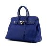 Bolso de mano Hermès en cuero epsom azul eléctrico - 00pp thumbnail