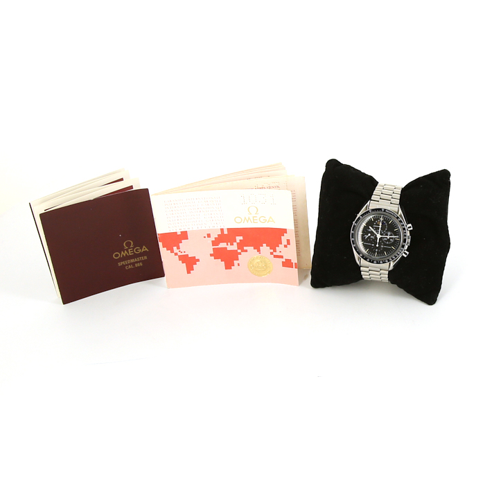 Orologio Omega Speedmaster moonphase in acciaio Ref :  ST3450809 Circa  1987 - Detail D2