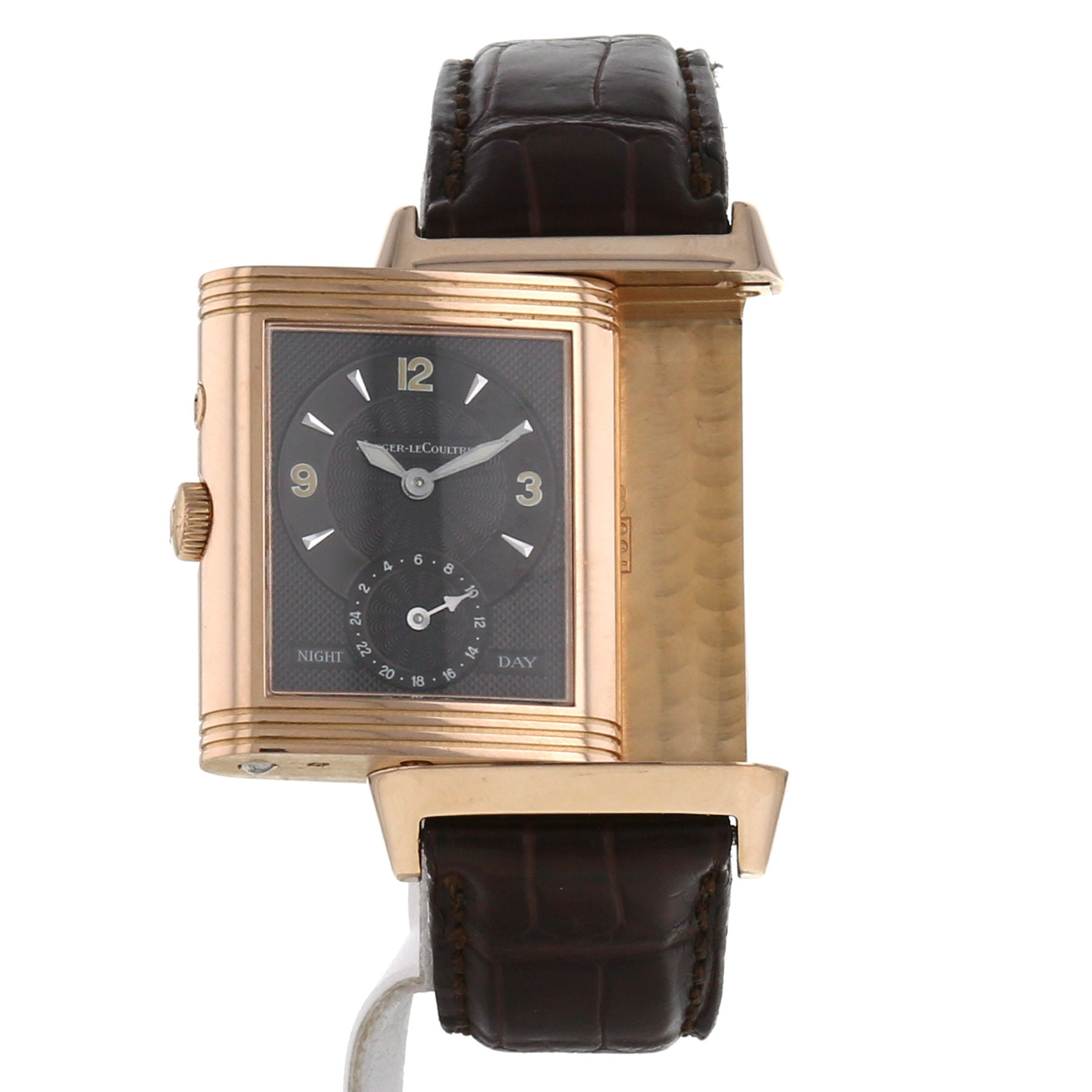 Orologio Jaeger-LeCoultre Reverso-Duoface in oro rosa Ref : 270254 Circa 2010 - Detail D2