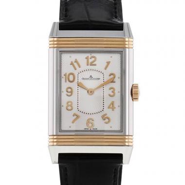 Montre Jaeger Lecoultre Reverso en acier et or rose Ref :  268.D.47 Vers  2010