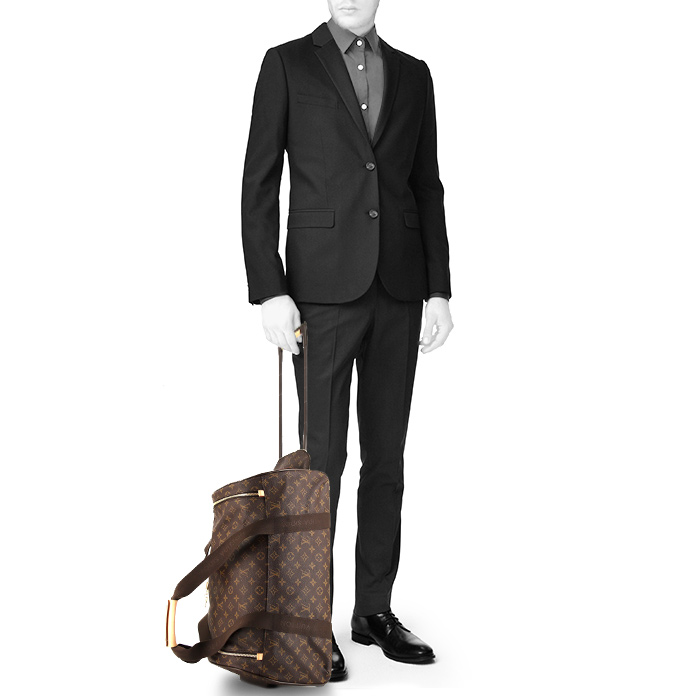 Bolsa de viaje Louis Vuitton Neo Eole en lona Monogram marrón - Detail D2