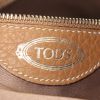 Tod's shoulder bag in brown grained leather - Detail D4 thumbnail