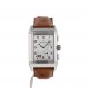 Jaeger-LeCoultre Reverso Grande GMT watch in stainless steel Ref:  240818 Circa  2000 - 360 thumbnail