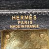 Sac à main Hermes Kelly 28 cm en cuir box bleu-marine - Detail D4 thumbnail