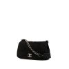 Chanel Petit Shopping handbag in black suede - 00pp thumbnail