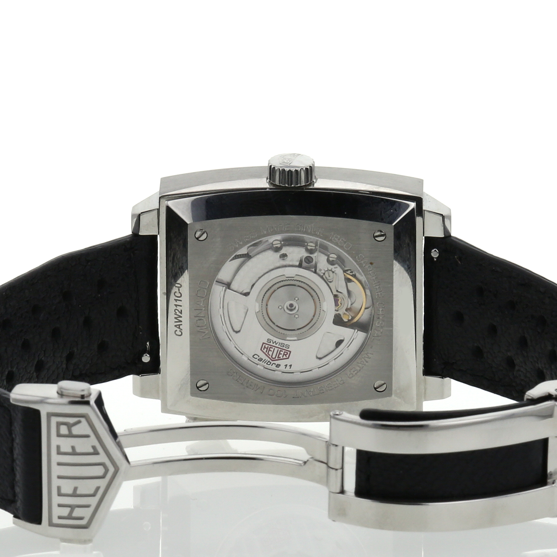 Montre TAG Heuer Monaco en acier Ref :  211C Vers  2010 - Detail D2