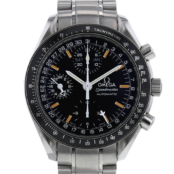 Montre Omega Speedmaster Date en acier Ref :  1750084 Vers  1990