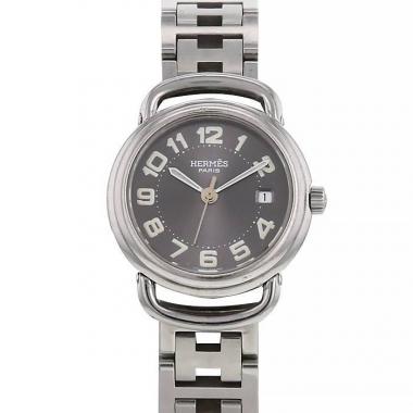 Hermès Pullman watch in stainless steel Ref:  PU2.210 Circa  1990