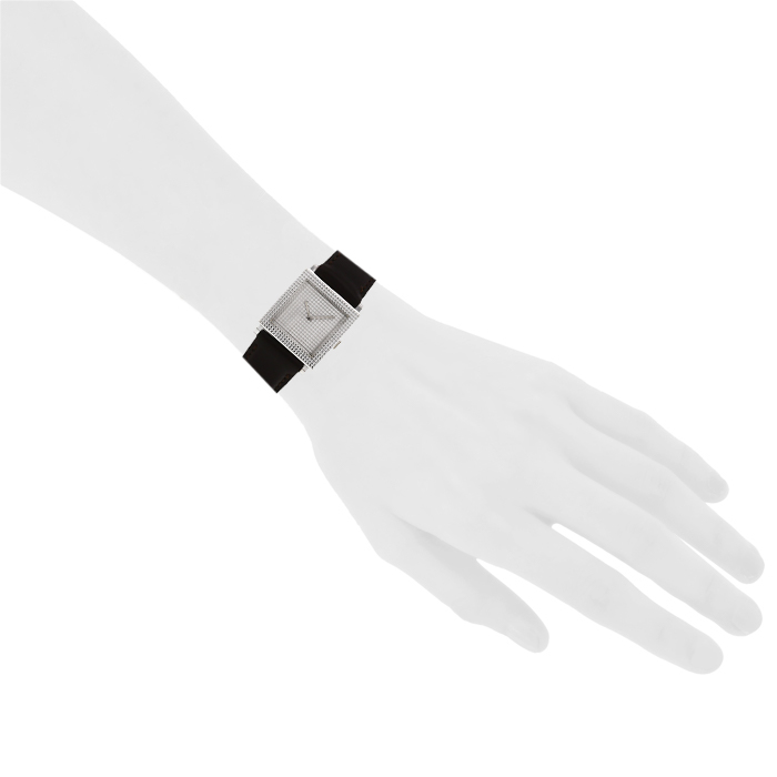 Boucheron Carrée watch in white gold Circa 1970 - Detail D1