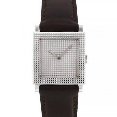 Reloj Boucheron Carrée de oro blanco Circa  1970