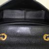 Chanel Vintage handbag in black quilted grained leather - Detail D3 thumbnail