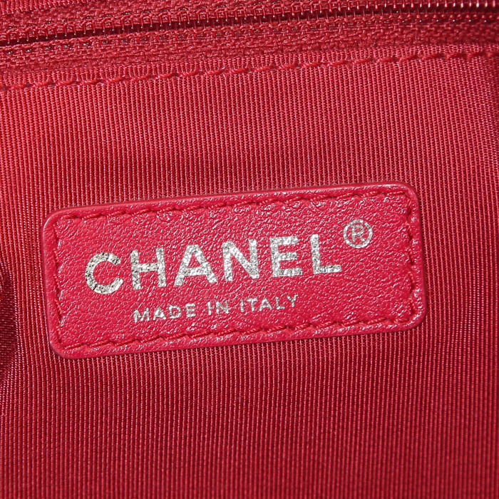 Borsa a tracolla Chanel Gabrielle  in pelle trapuntata bicolore bianca e nera - Detail D3