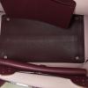 Dior Open Bar shopping bag in burgundy grained leather - Detail D3 thumbnail