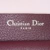 Dior Open Bar shopping bag in burgundy grained leather - Detail D4 thumbnail
