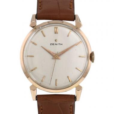 Zenith watch in pink gold Circa  1950