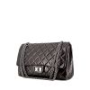 Bolso de mano Chanel 2.55 en cuero negro - 00pp thumbnail