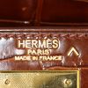 Bolso de mano Hermes Kelly 28 cm en cocodrilo niloticus color coñac - Detail D4 thumbnail