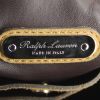 Bolso de mano Ralph Lauren en ante marrón - Detail D4 thumbnail