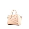 Givenchy Antigona small model bag worn on the shoulder or carried in the hand in varnished pink grained leather - 00pp thumbnail