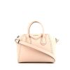 Givenchy Antigona small model bag worn on the shoulder or carried in the hand in varnished pink grained leather - 360 thumbnail