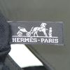 Bolso de mano Hermès Valparaiso en cuero negro y lona negra - Detail D3 thumbnail