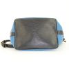 Louis Vuitton petit Noé small model handbag in blue and black bicolor epi leather - Detail D4 thumbnail