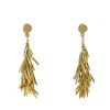 Mobile H. Stern Feathers pendants earrings in yellow gold and diamonds - 00pp thumbnail