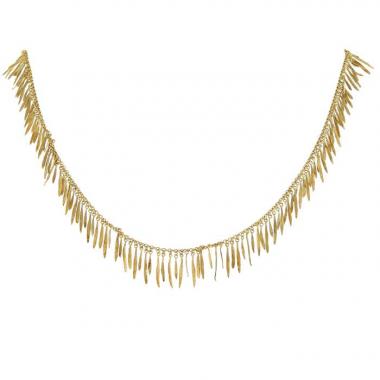 h stern feather necklace