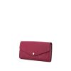 Louis Vuitton Sarah wallet in raspberry pink monogram leather - 00pp thumbnail