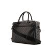 Borsa portadocumenti Louis Vuitton Icare in tela a scacchi grigio Graphite e pelle nera - 00pp thumbnail