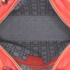 Dior Lady Dior large model handbag in coral leather cannage - Detail D3 thumbnail