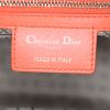 Dior Lady Dior large model handbag in coral leather cannage - Detail D4 thumbnail