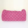 Bolso de mano Louis Vuitton Neo Speedy en denim rosa y cuero natural - Detail D4 thumbnail
