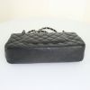 Chanel Timeless handbag in black quilted grained leather - Detail D5 thumbnail