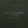 Saint Laurent Sac de jour Baby shoulder bag in green leather - Detail D4 thumbnail