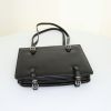 Salvatore Ferragamo bag worn on the shoulder or carried in the hand in black leather - Detail D4 thumbnail
