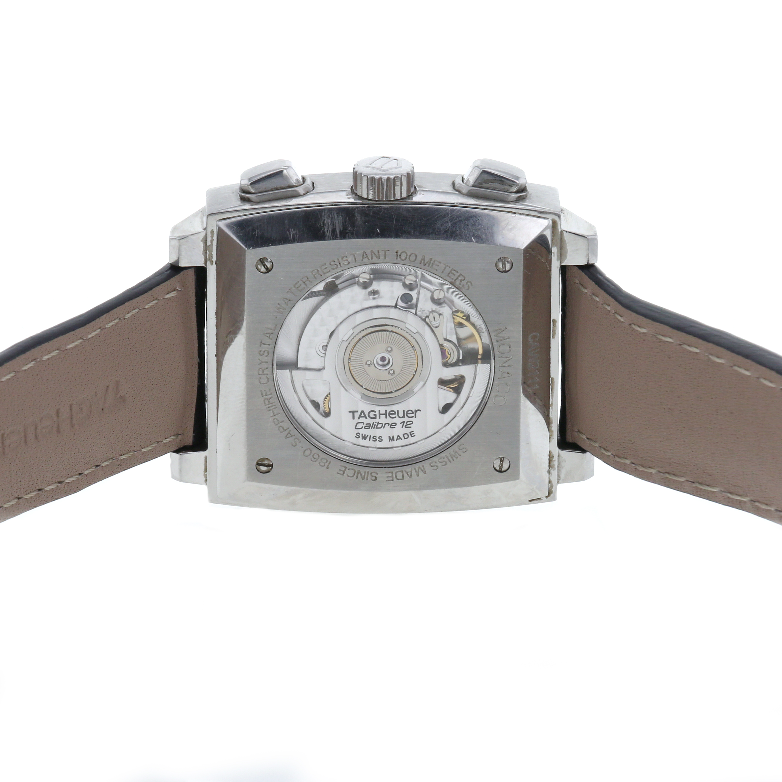 Montre TAG Heuer Monaco en acier Ref :  Tag Heuer - 2111 Vers  2010 - Detail D2