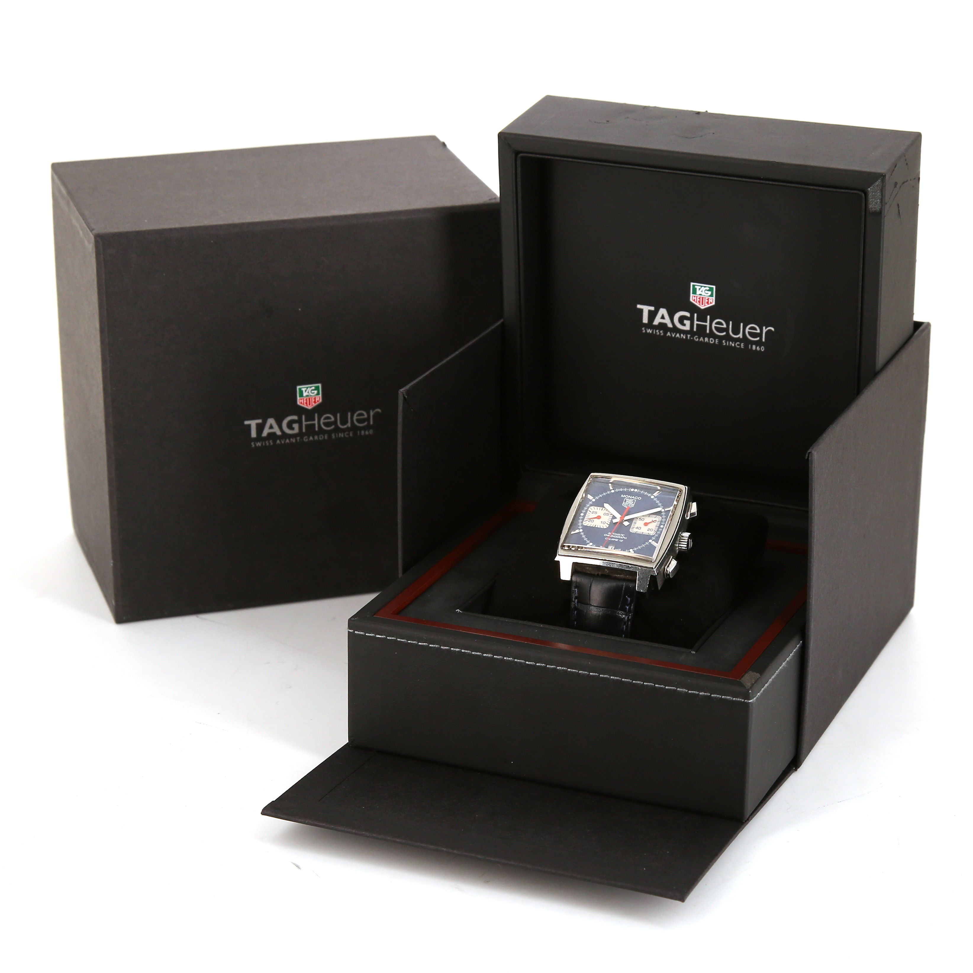 TAG Heuer Monaco watch in stainless steel Ref:  Tag Heuer - 2111 Circa  2010 - Detail D3